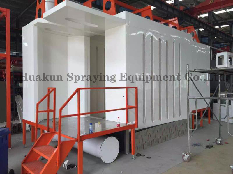 PVC powder spray booth