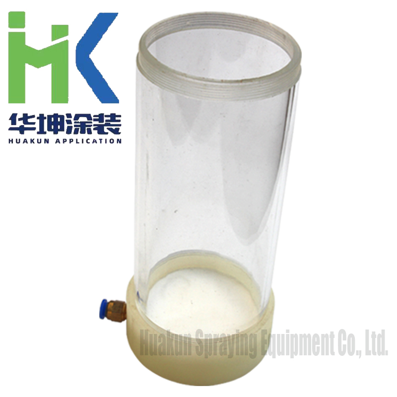 Mini powder fluidized cup