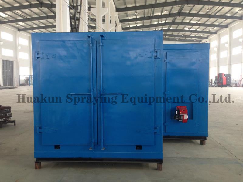 LPG Gas powder coating curing oven